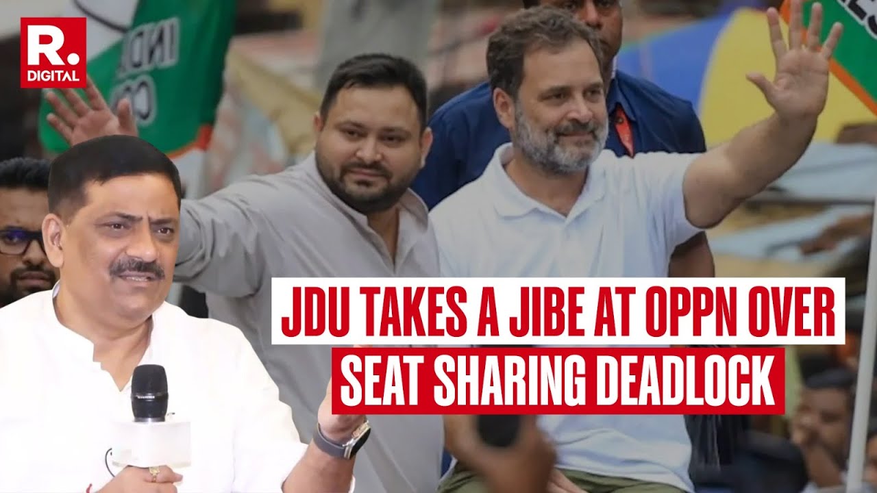 Bihar Election: JDU Attacks Opposition Over Seat Sharing Deadlock, Calls It A Confused Alliance