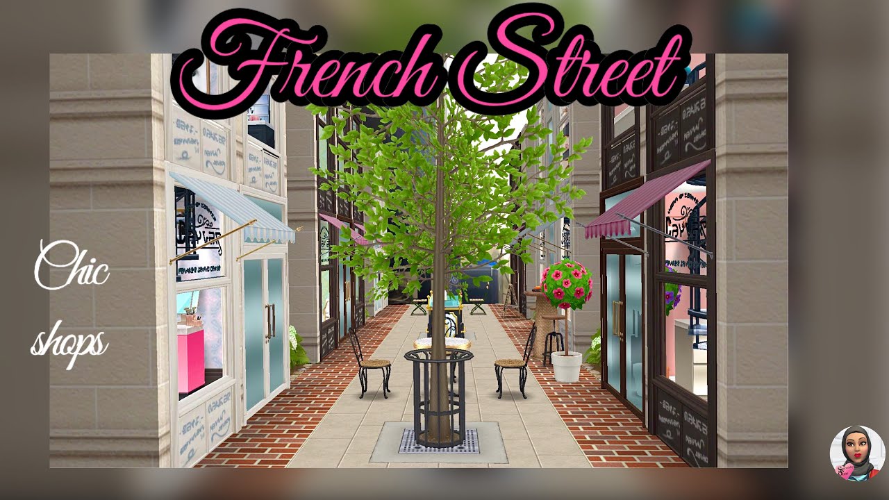 Sims Freeplay ✨ French street✨ AR tour✨