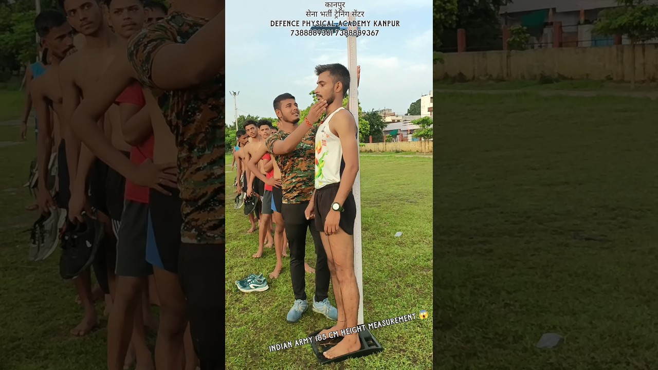 Indian Army Height Measurement 180 cm 😱#Shorts 7388889367