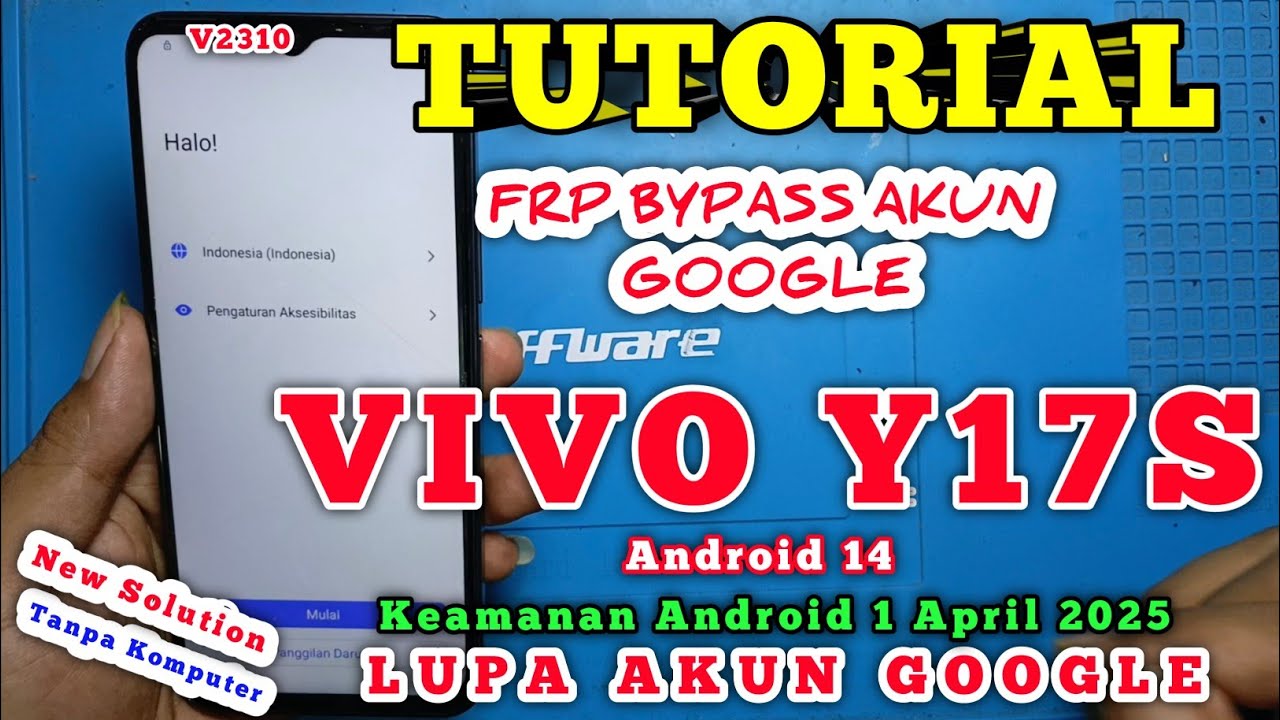 ✅ Vivo Y17s Cara Hapus Akun Google ✅ Frp Bypass Akun Google Vivo Y17s 