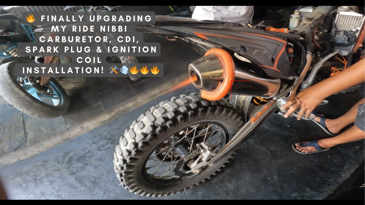 🔥 Finally Upgrading My Ride   NIBBI Carburetor, CDI, Spark Plug & Ignition Coil Installation! 🛠️💨