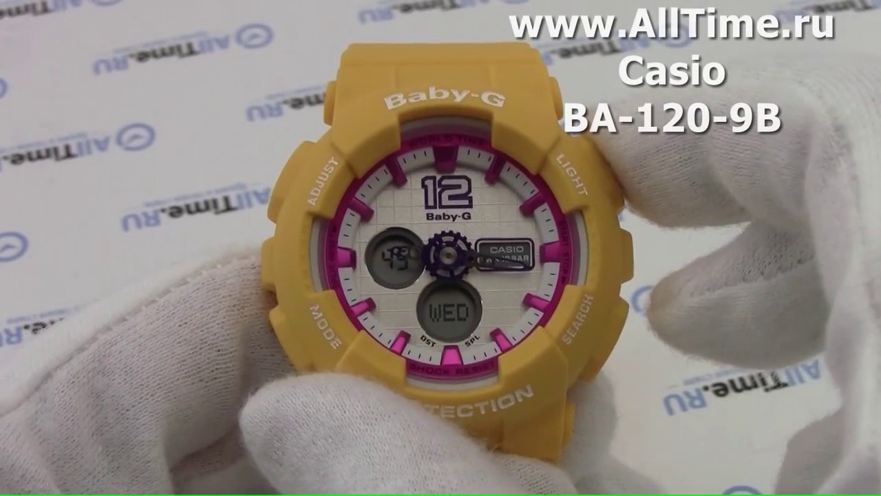 Обзор. Наручные часы Casio BA-120-9B с хронографом
