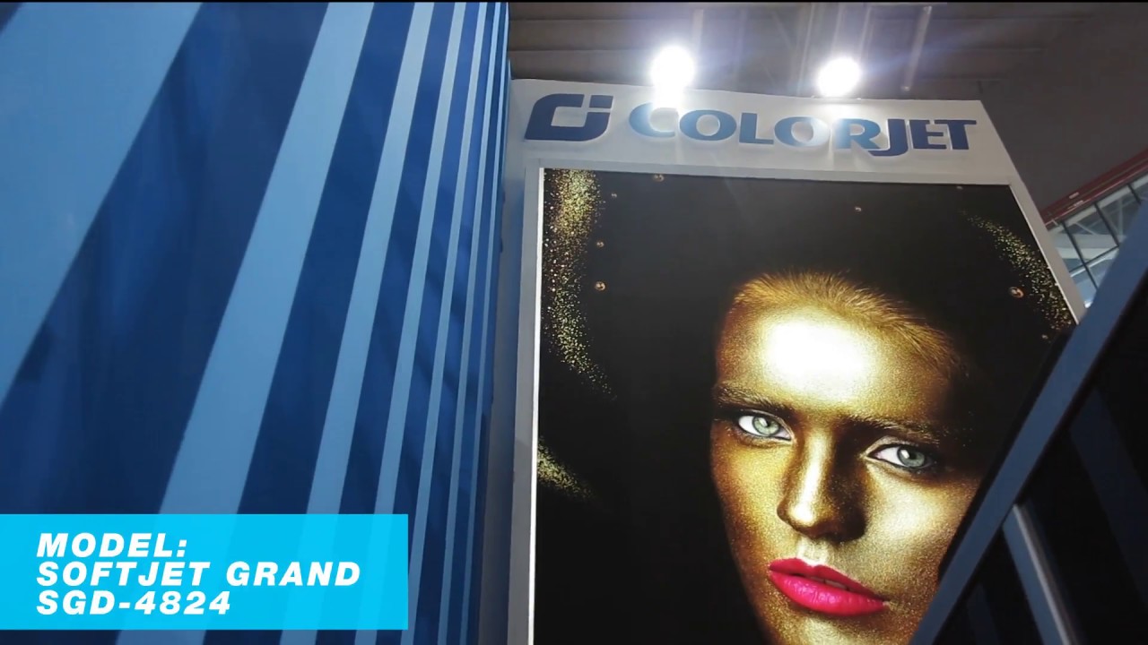 Printing test by COLORJET at APPPEXPO 2018