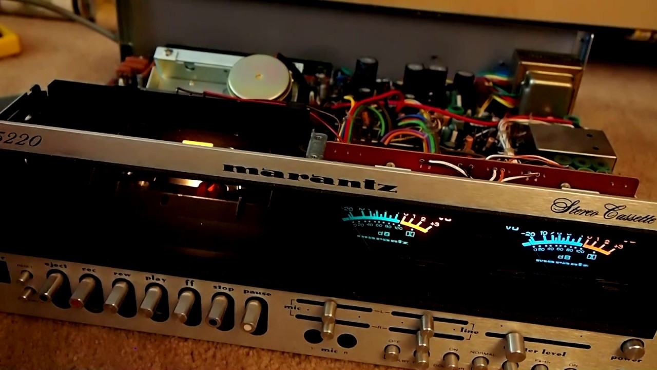 How to replace the lamp light blub of Marantz 5220 Casstte