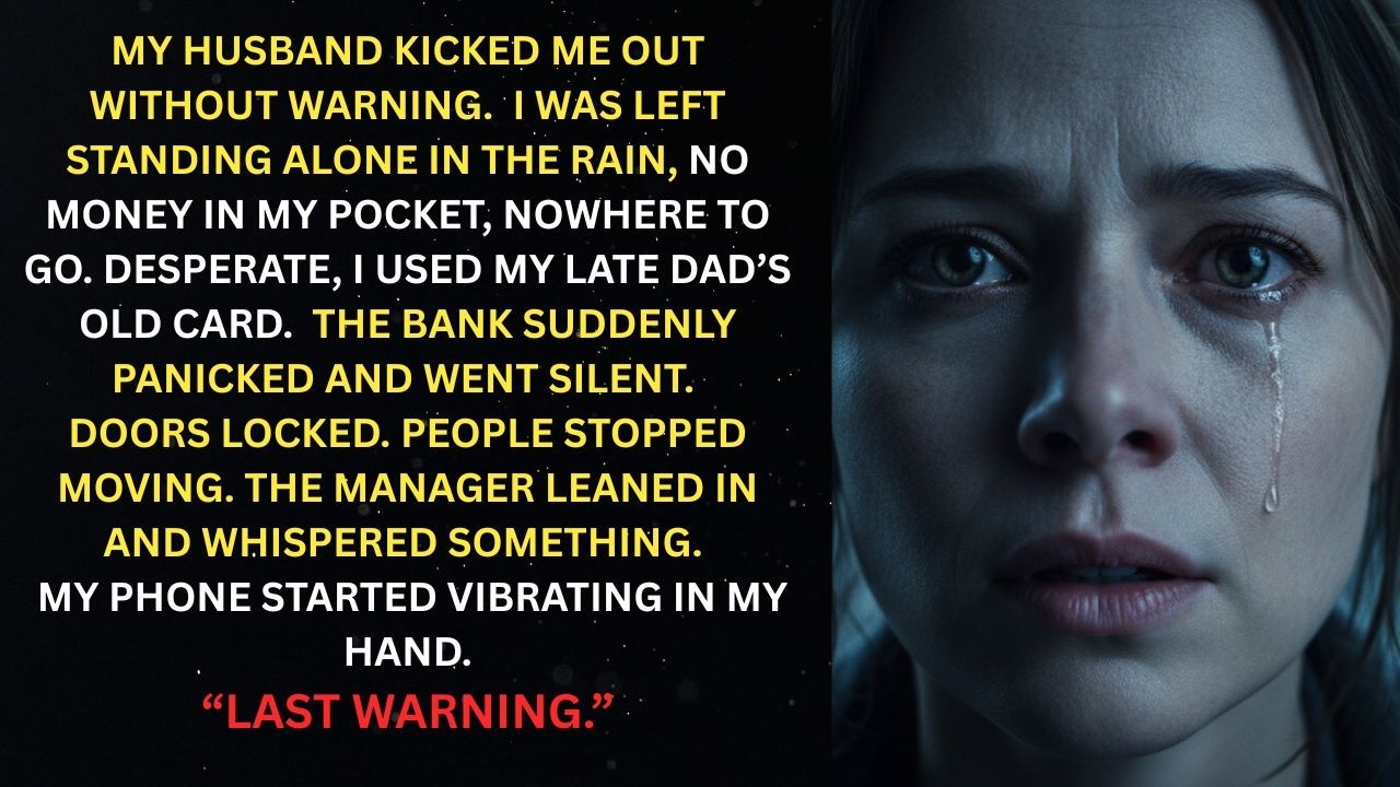 I Swiped My Late Dad’s Card… The Bank Panicked—Then My Husband Texted: “Last Warning.”