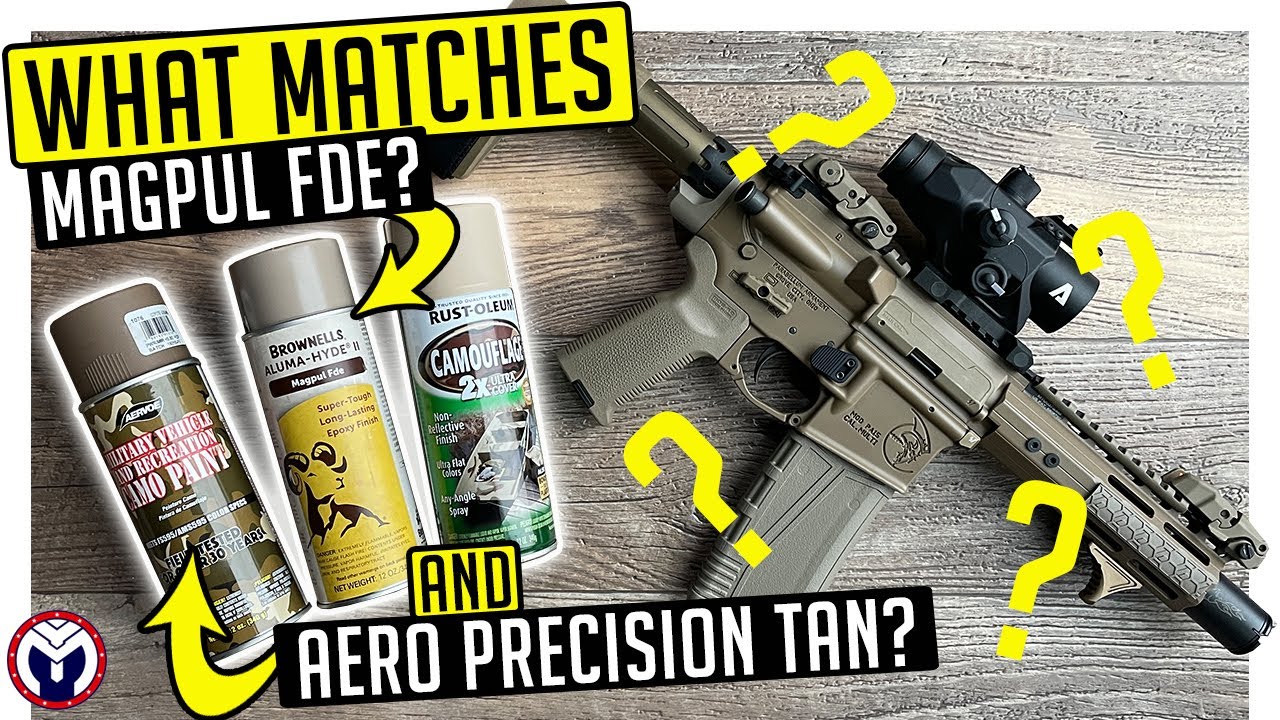 What Paint Matches Magpul FDE | Musty Yeti