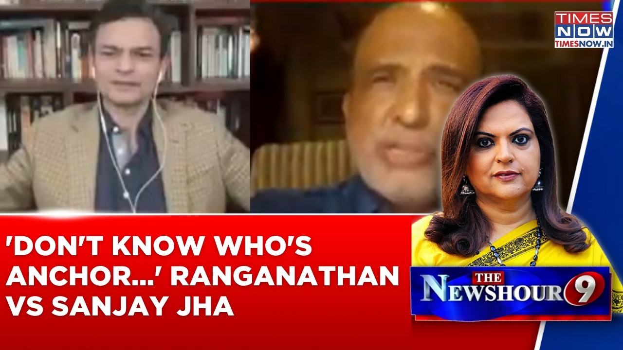 Anand Ranganathan Vs Sanjay Jha: Ranganathan Says 'Don't Know Who Is Anchor' In Navika Kumar's Show