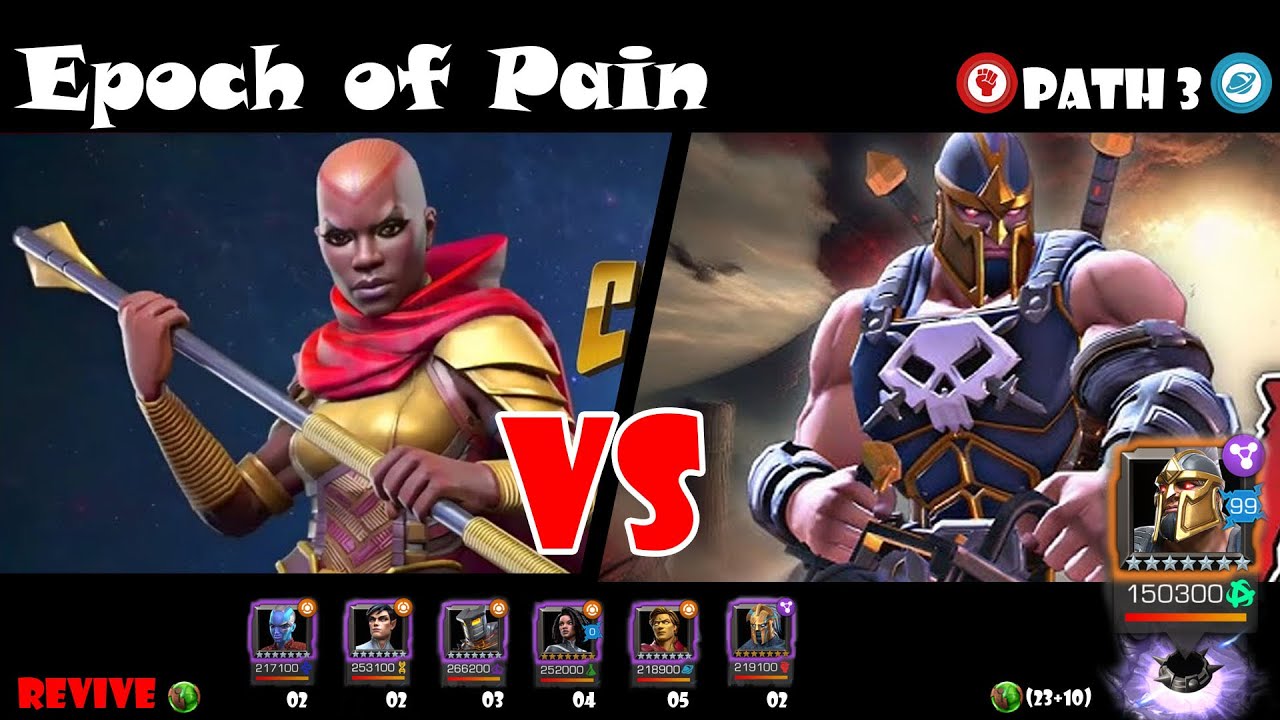 Epoch of Pain- Path 3(Skill and Cosmic ) Full walkthrough - Marvel Contest of Champions 