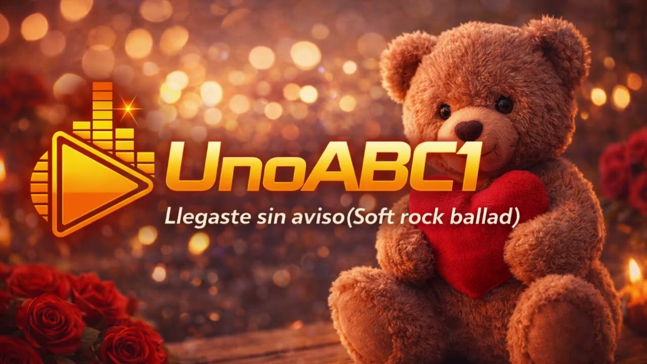 Llegaste sin aviso(balada de rock ligero)
