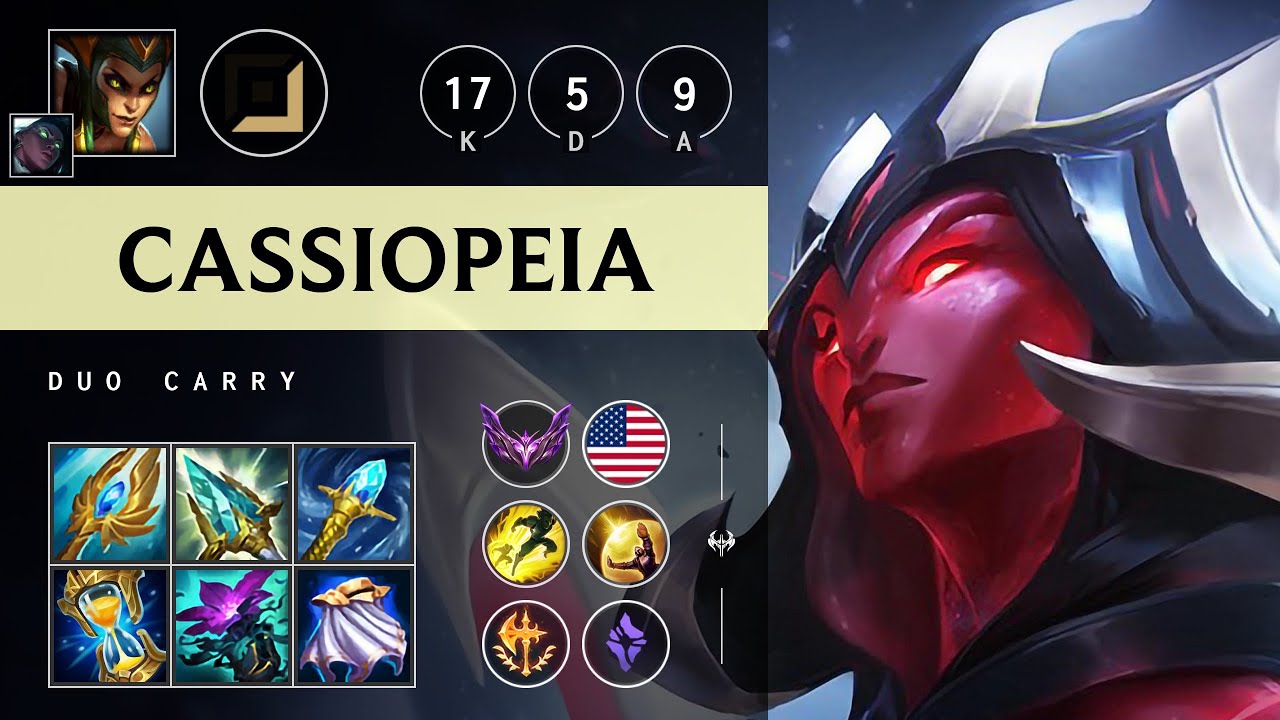 Cassiopeia Carry vs Zeri: Legendary - NA Master Patch 14.24