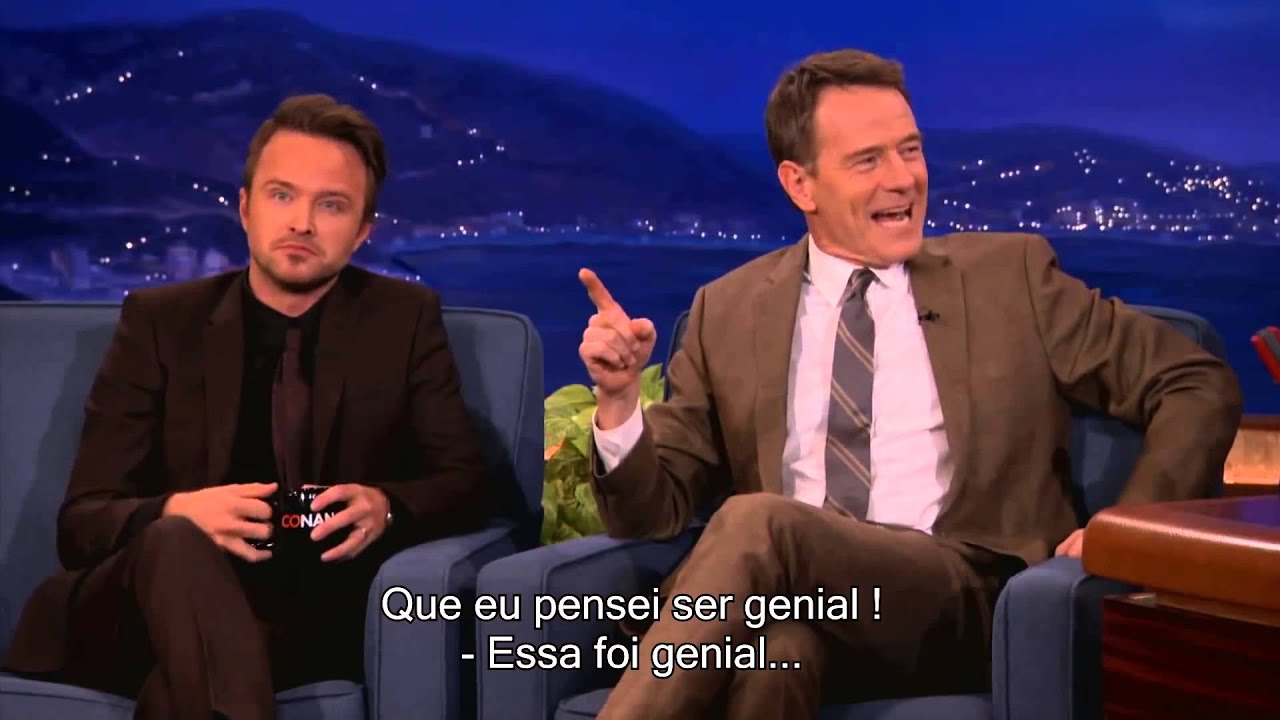 Bryan Cranston e Aaron Paul - Conan O'Brien - Legendado PT BR