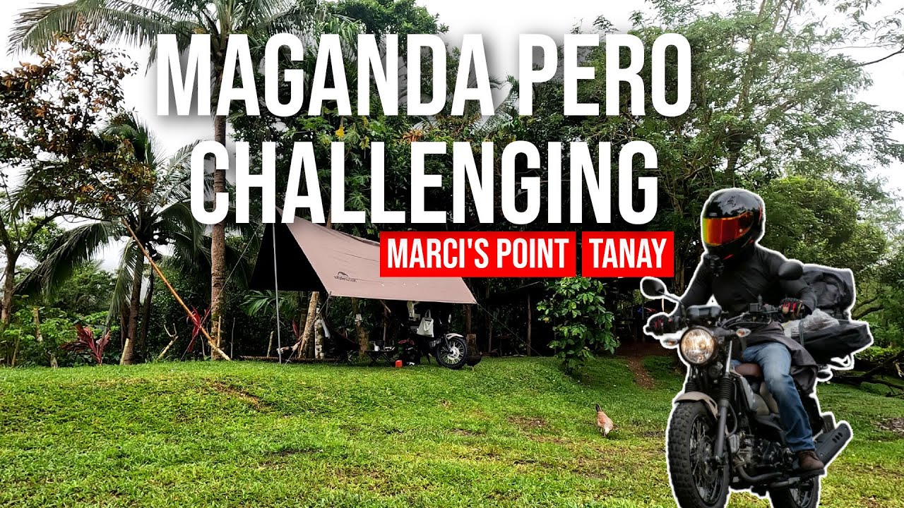 I tried motocamping at this hidden gem 🏔️sea of clouds | Marci's Point Tanay | Yamaha PG-1