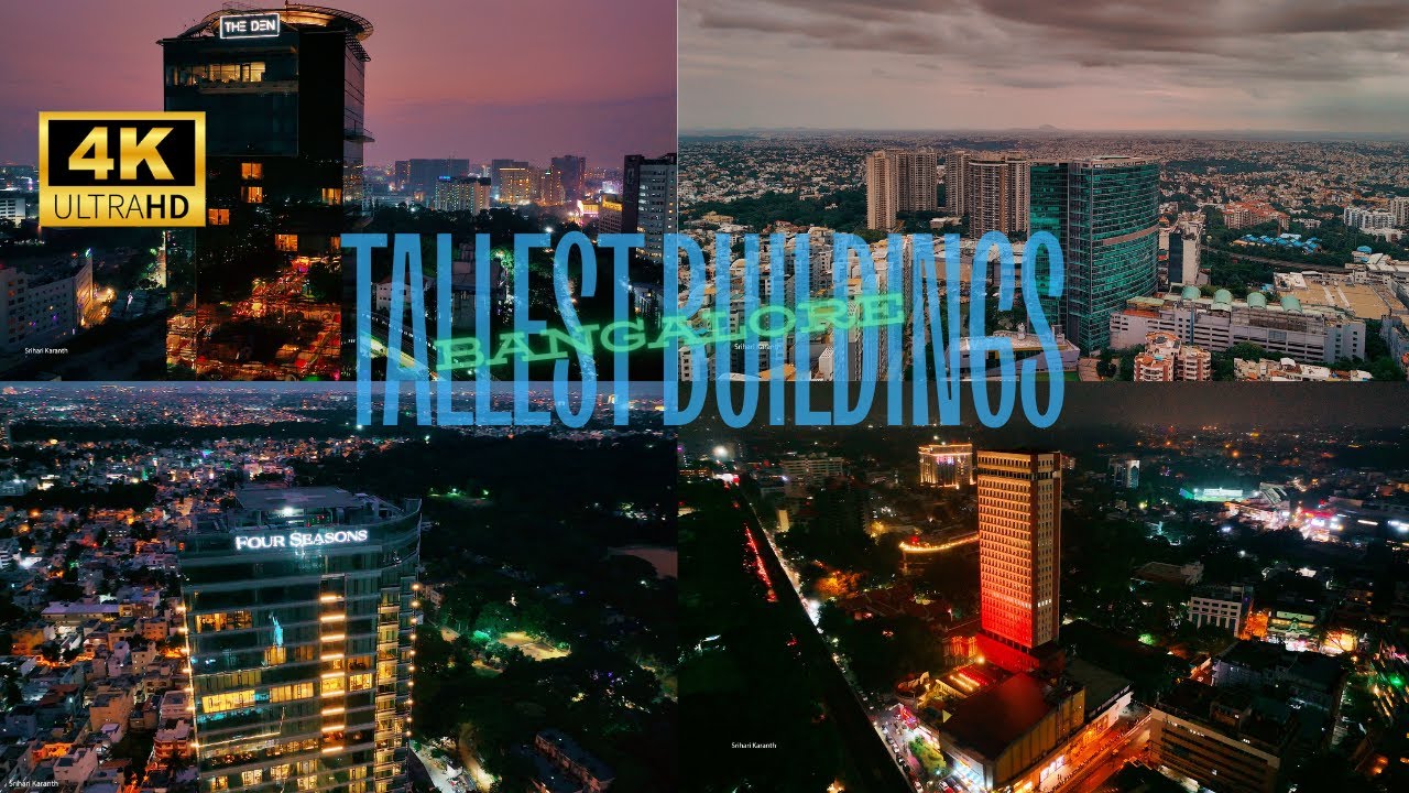 Tallest Buildings in Bengaluru | Bangalore in 4K