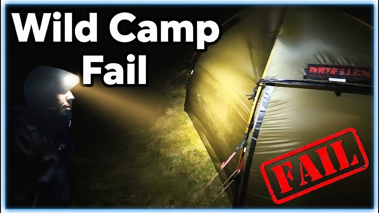 Wild Camp Fail in the Hilleberg Soulo 