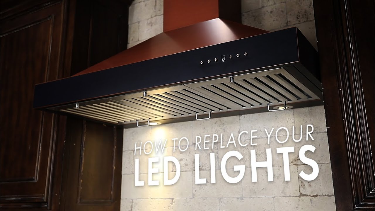 How to Replace the LED Lights on Your New ZLINE Range Hood