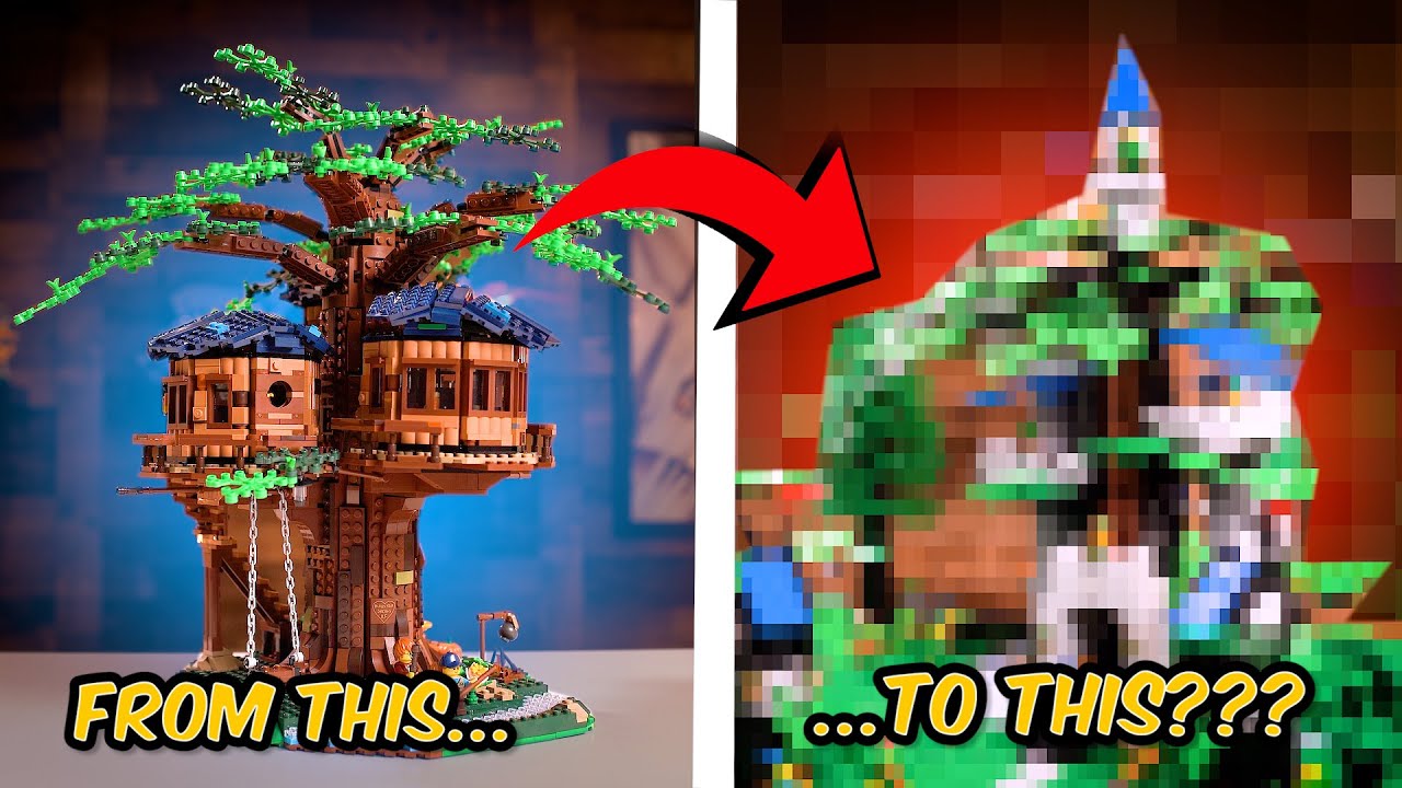 Превращаем набор LEGO Tree House с eBay в замок Лесного стража