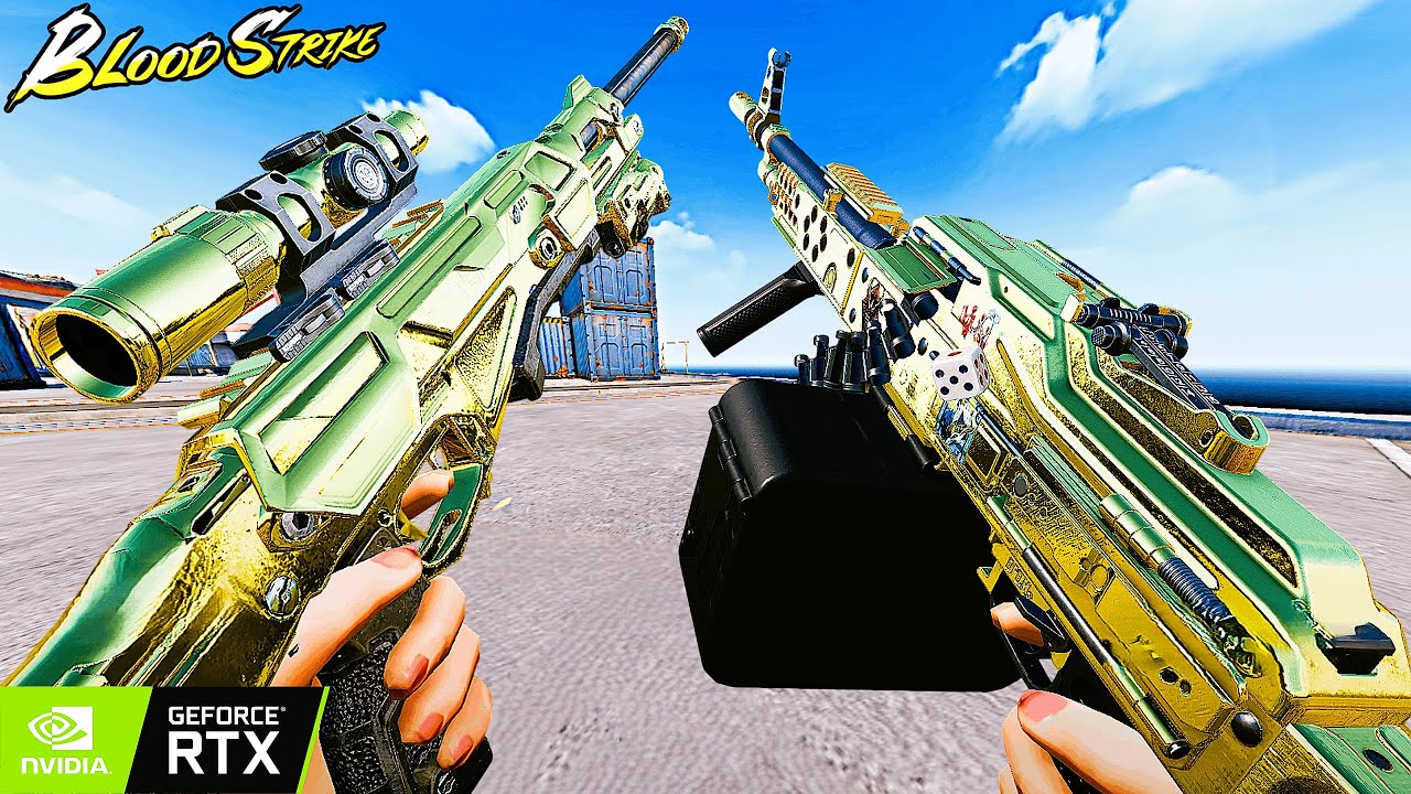 HEAVY GUN❗❗PKM + KALA & Best loadout⚡21 KILL INSANE MOVEMENT Blood Strike Gameplay