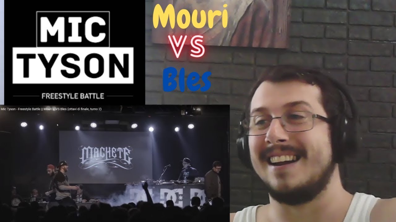 Reazione Mic Tyson - Freestyle Battle || Mouri V VS Bles (ottavi di finale, turno 2) REACTION