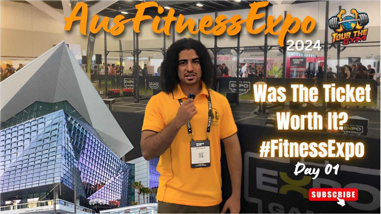 DAY 01 AusFitness Expo 2024 | Lots of Freebies | ICC Sydney | TourTheGym @AusFitnessExpo_
