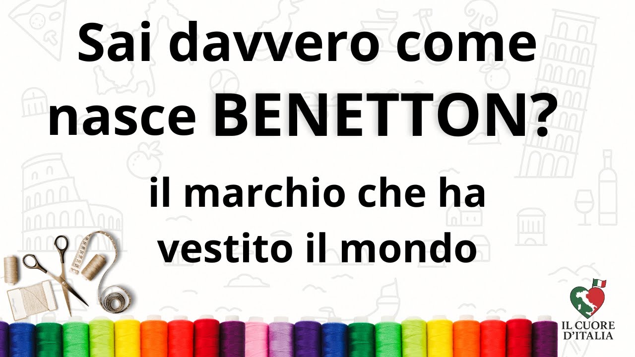 Benetton Italia: l’arte di trasformare la maglia in messaggio 🧶 | Learn Italian | Italiano Facile