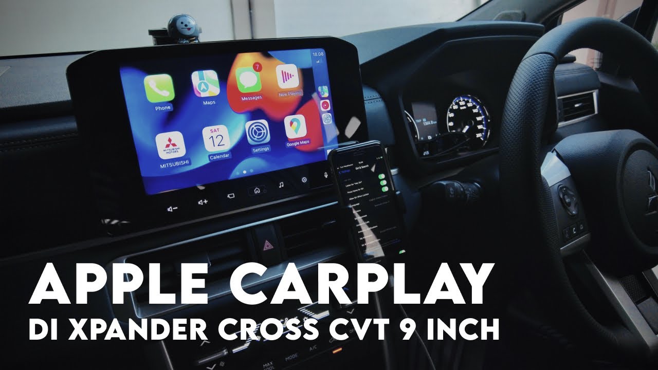 Tampilan Apple Carplay di Xpander Cross CVT Premium Package 2022 | Fandistico Motovlog