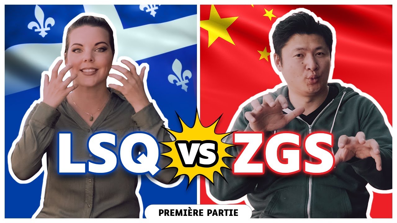 Langue des signes QUÉBÉCOISE VS langue des signes CHINOISE – 1re partie | Mahée LSQ ft. Xing Fan