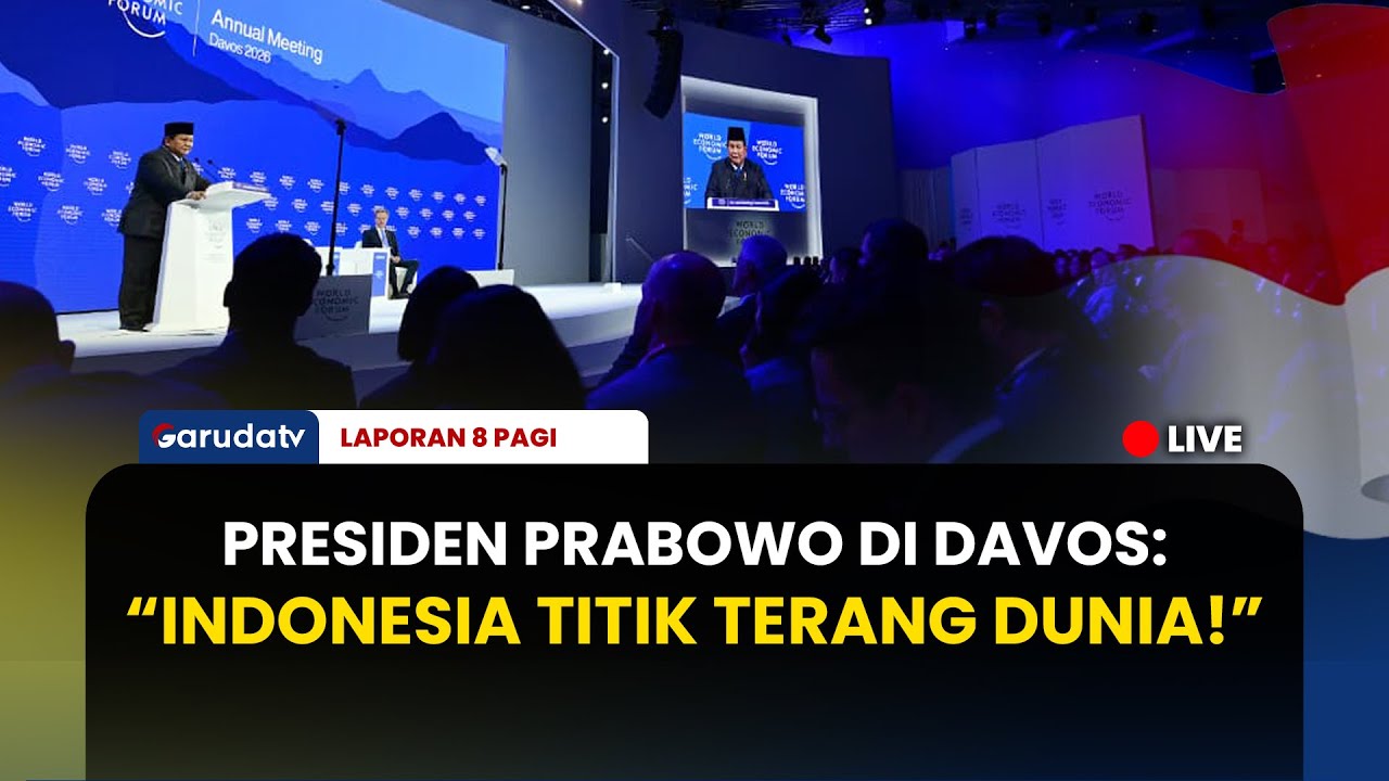 Pidato Memukau di Davos! Presiden Prabowo Pamerkan Ekonomi RI Stabil & Program Makan Bergizi Gratis