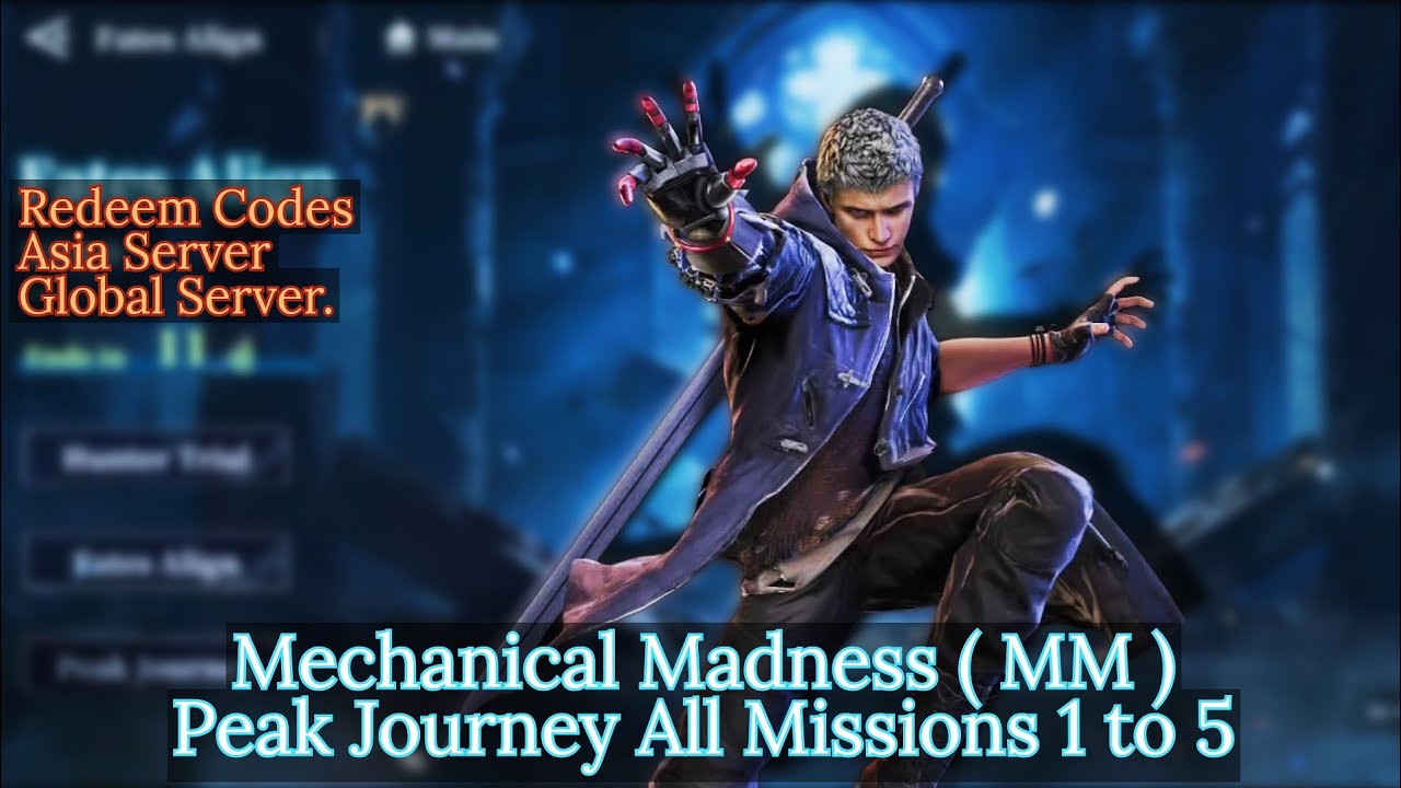 Redeem Codes | MM Peak Journey all Mission 1 - 5 | Devil May Cry Peak of Combat DMC POC | The KiLLeR