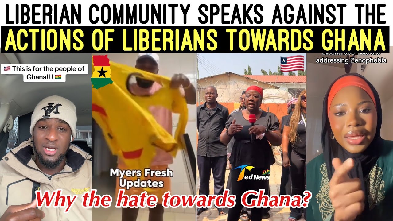 LIBERIAN COMMUNITY SPEAKS AGAINST 😩THE ACTIONS| ONLINE HATE TOWARDS GHANA & GHANAIANS 🇬🇭