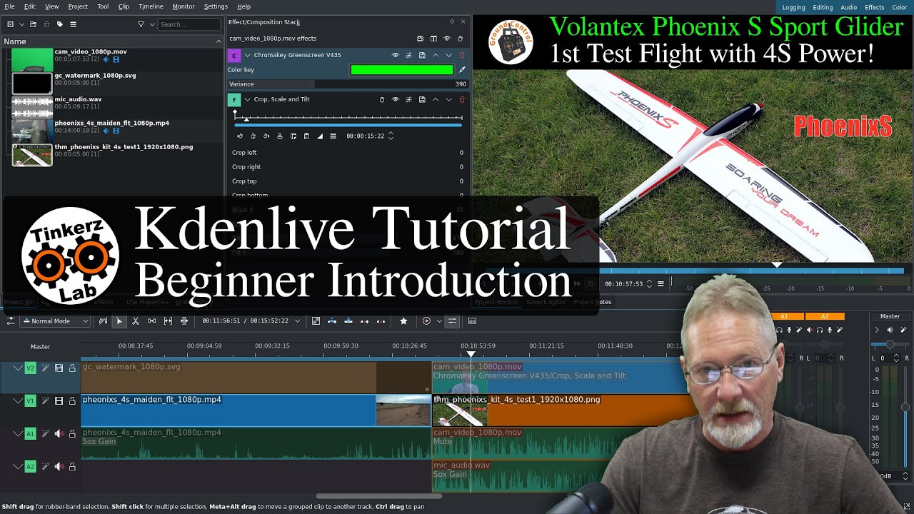 Kdenlive Tutorial - Beginner Introduction to this Great Video Editor!