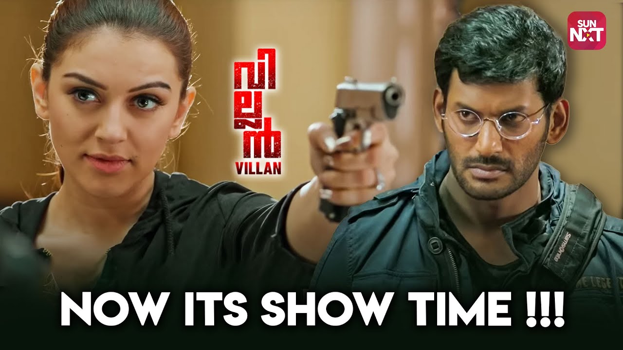 കളി കാര്യമായി തുടങ്ങി... | Villain | Mohanlal | Vishal | Hansika | Manju Warrier | Sun NXT Malayalam