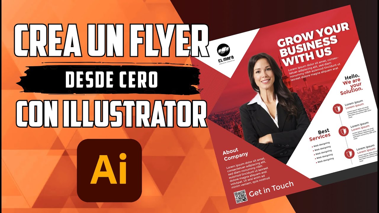 Crea un FLYER o VOLANTE DIGITAL con ADOBE ILLUSTRATOR