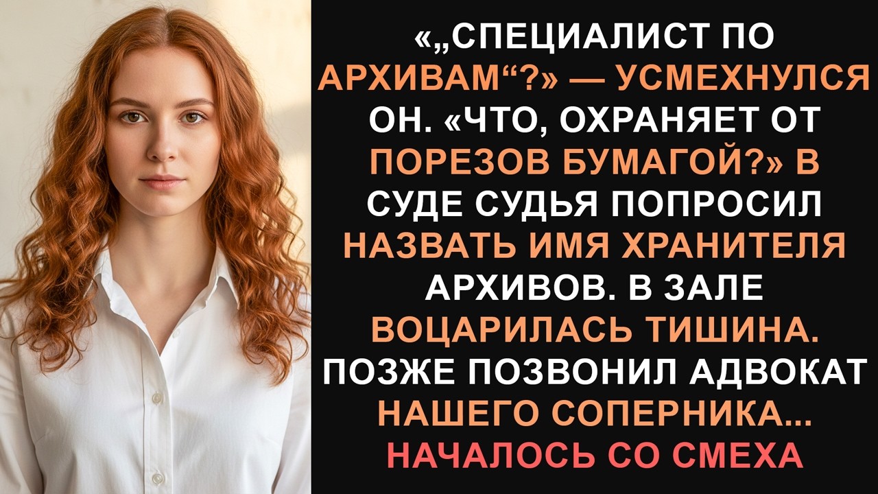 Она была всего лишь делопроизводителем — до тех пор, пока её имя не прозвучало в тишине зала суда.
