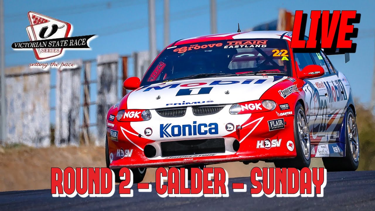 LIVE CAR RACING | Victorian State Race Series Calder Park Round 2 - Sunday