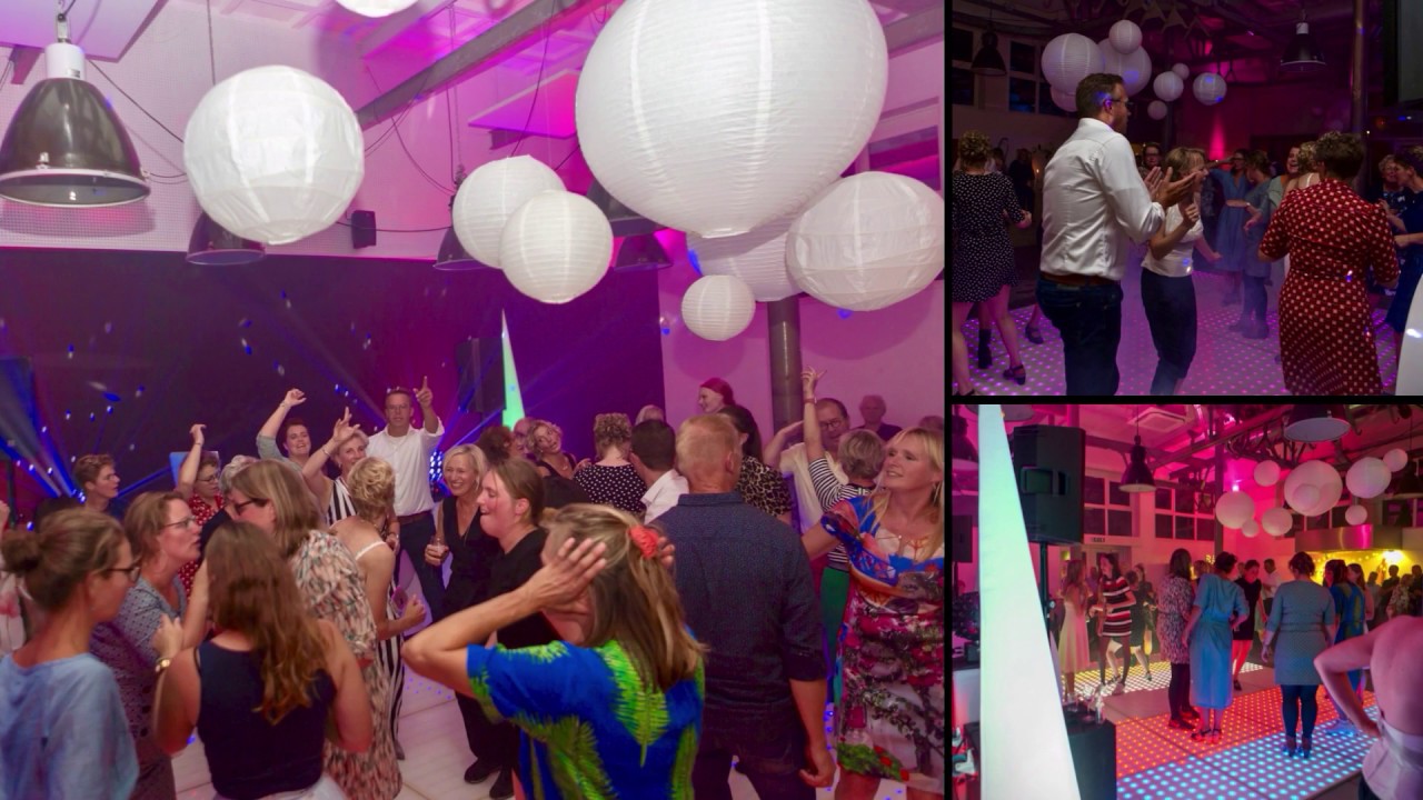 Bruiloftsfeest met DJ & verlichte Dansvloer @ Lokaal 55 te Sneek