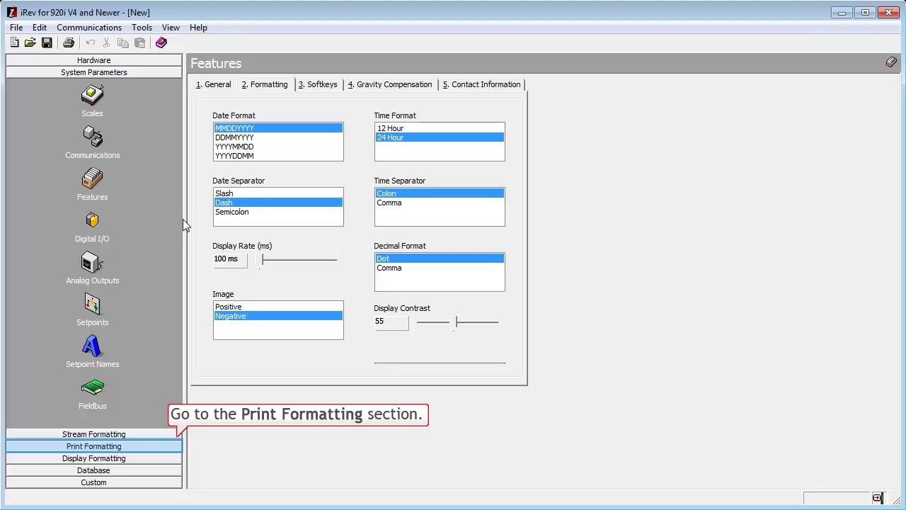 Configuring Truck Mode in iRev