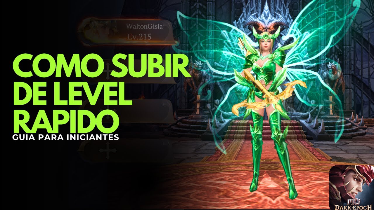 COMO SUBIR DE LEVEL R&Aacute;PIDO NO MU DARK EPOCH 🔥 | Guia para Iniciantes