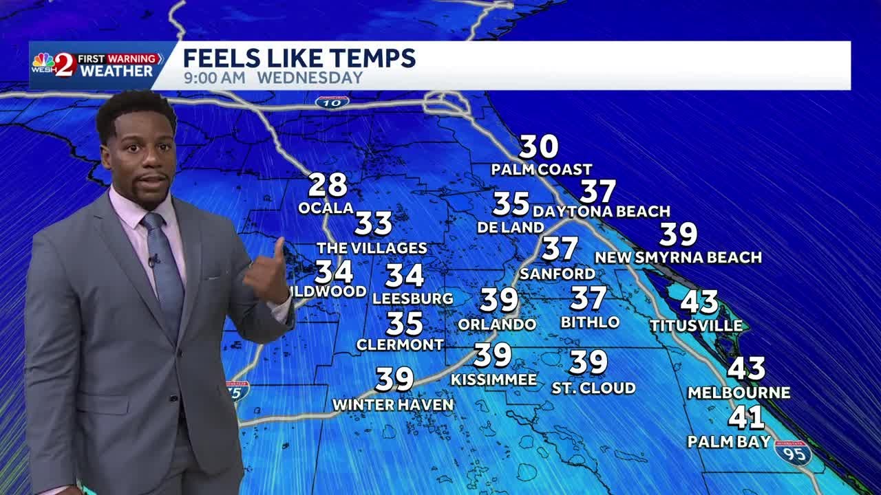 Brace Yourself! Frosty Weather Funnels Into Central Florida this New Year's Eve