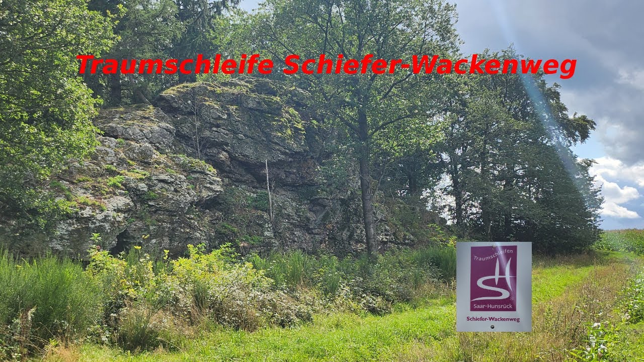Wo der Schiefer zu Hause ist - Schiefer Wackenweg Traumschleife Thomm / Fell