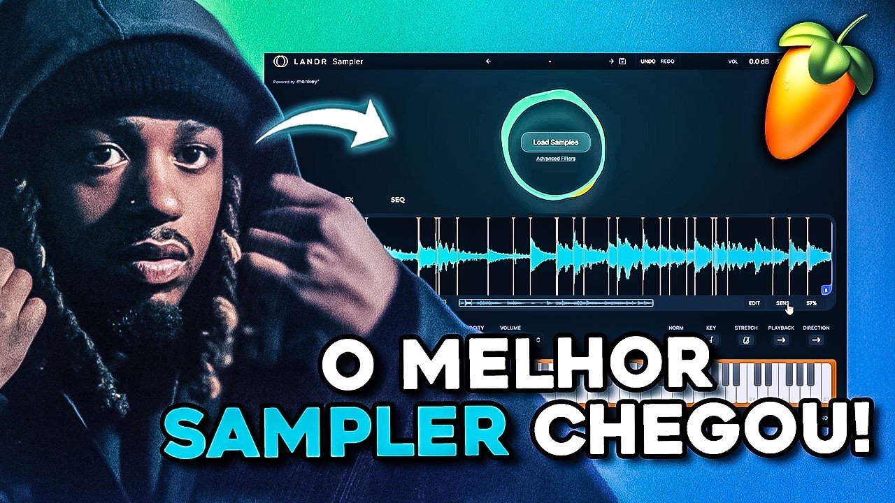 NOVO PLUGIN PRA FAZER BEAT COM SAMPLES?! | Review LANDR SAMPLER