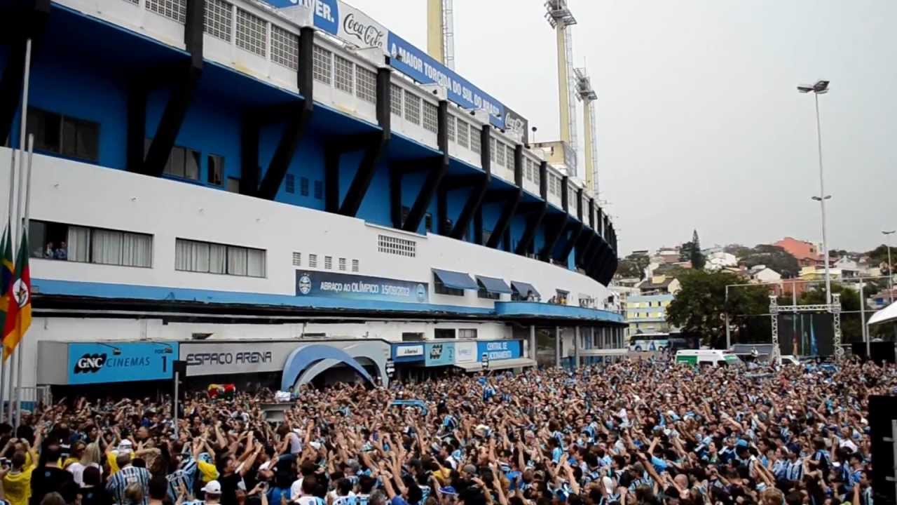 Abraço ao Olímpico Monumental - 15/09/2012 - Hino do Grêmio