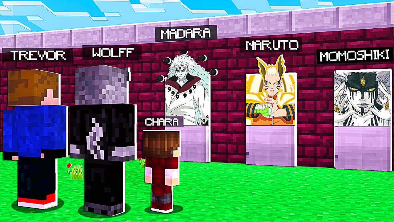 NÃO ESCOLHA A PORTA ERRADA DO NOVO NARUTO JEDY 3.7 NO MINECRAFT POCKET EDITION!!
