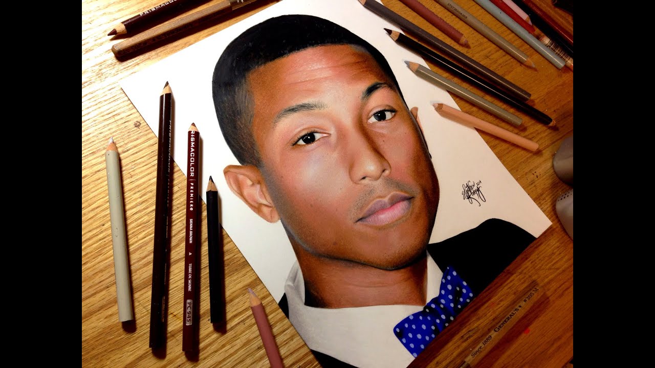 Drawing Pharrell Williams