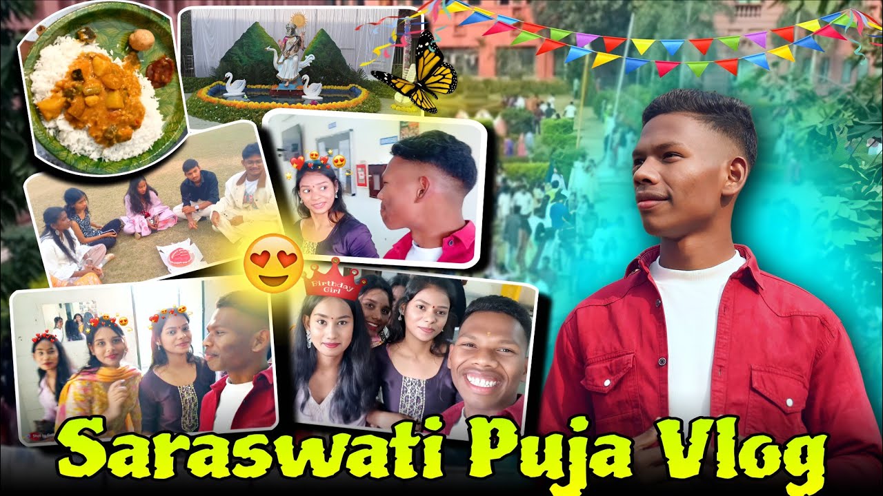 Ravenshaw University Saraswati Puja 🌸📘 | Full Day Vlog #golarivlog #ravenshawuniversity #westhostel