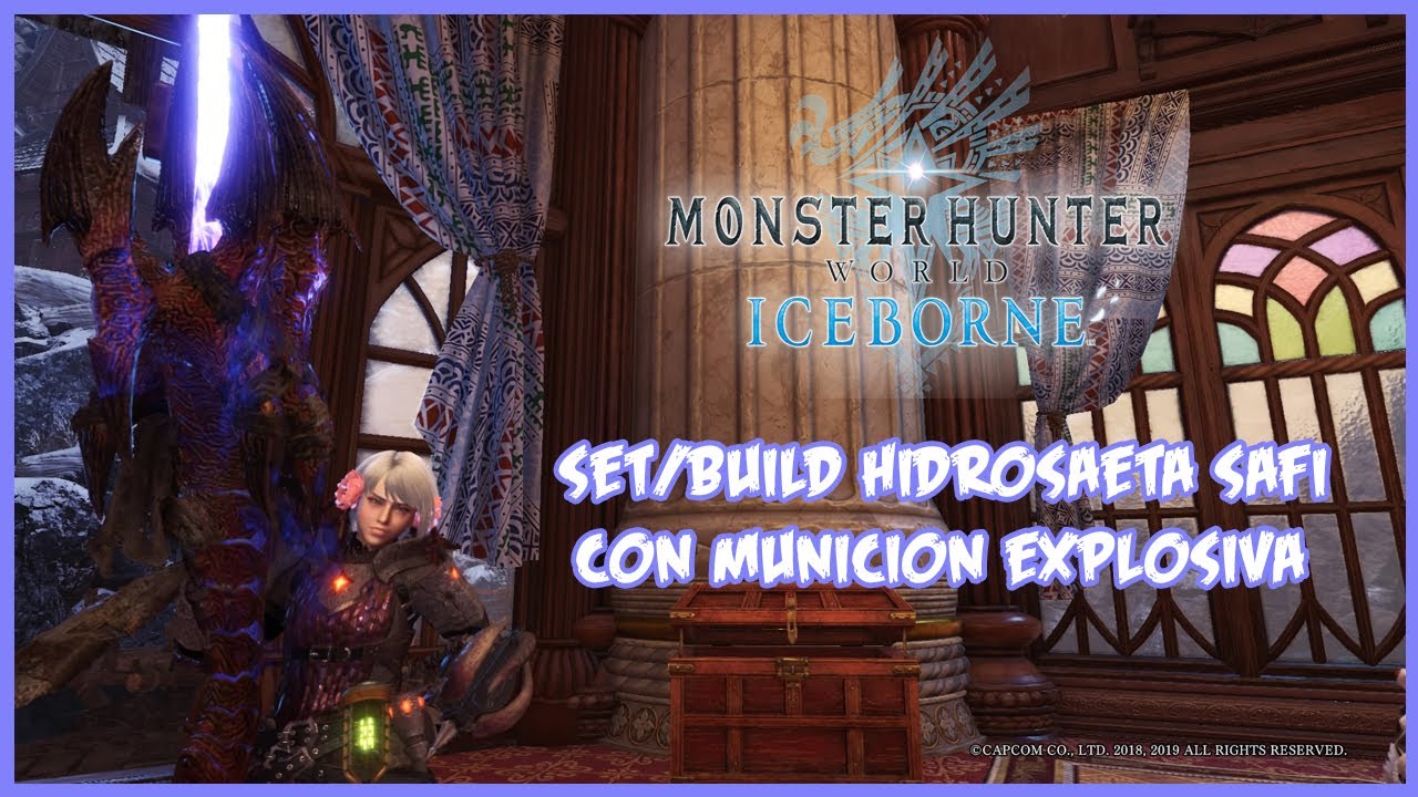 MHW ICEBORNE | SET/BUILD BALLESTA LIGERA HIDROSAETA SAFI / AQUASHOT CON MUNICIÓN EXPLOSIVA