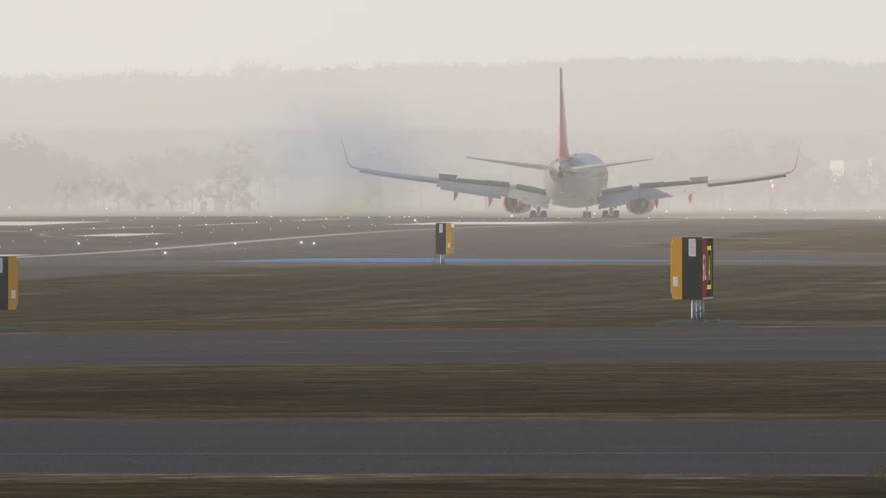 Jet2 737-800 Gatwick Approach and Taxi-In (Microsoft Flight Simulator)