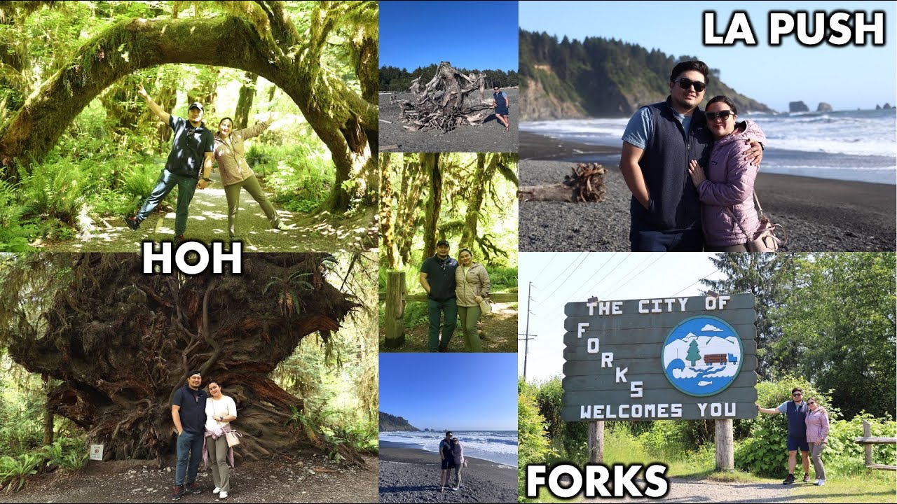 HOH RAINFOREST HIKE + LA PUSH BEACH + FORKS! | SUMMER IN WASHINGTON!
