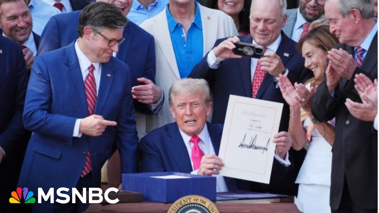 The GOP ‘will own whatever bad things happen’: Analysts talk long-term impact of Trump’s megabill