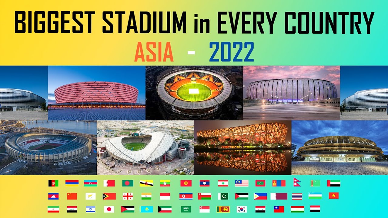 Biggest Stadium in Every Country -ASIA 2022