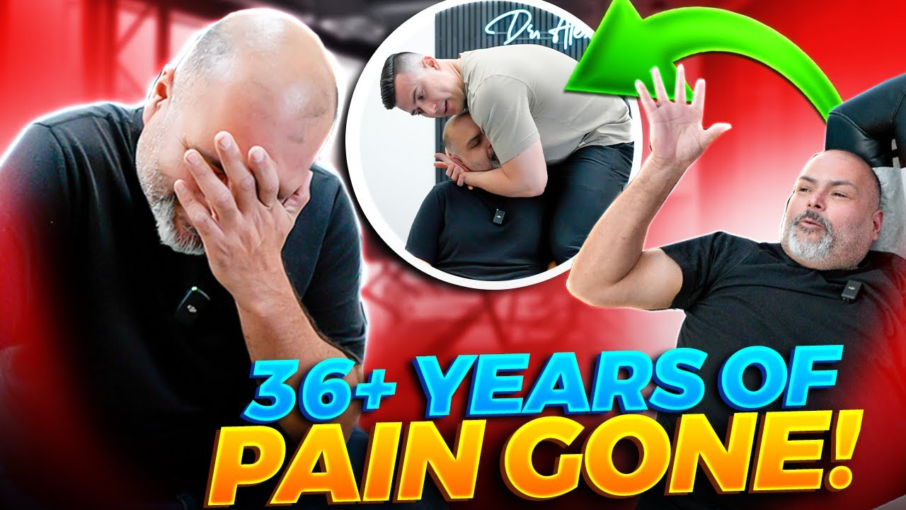 «Я НЕ МОГ ХОДИТЬ» ~ 36+ лет боли ПРОШЛИ после СТРАШНОЙ ТРАВМЫ! 😱🔥 | Asmr Chiropractic Crack | Ali...